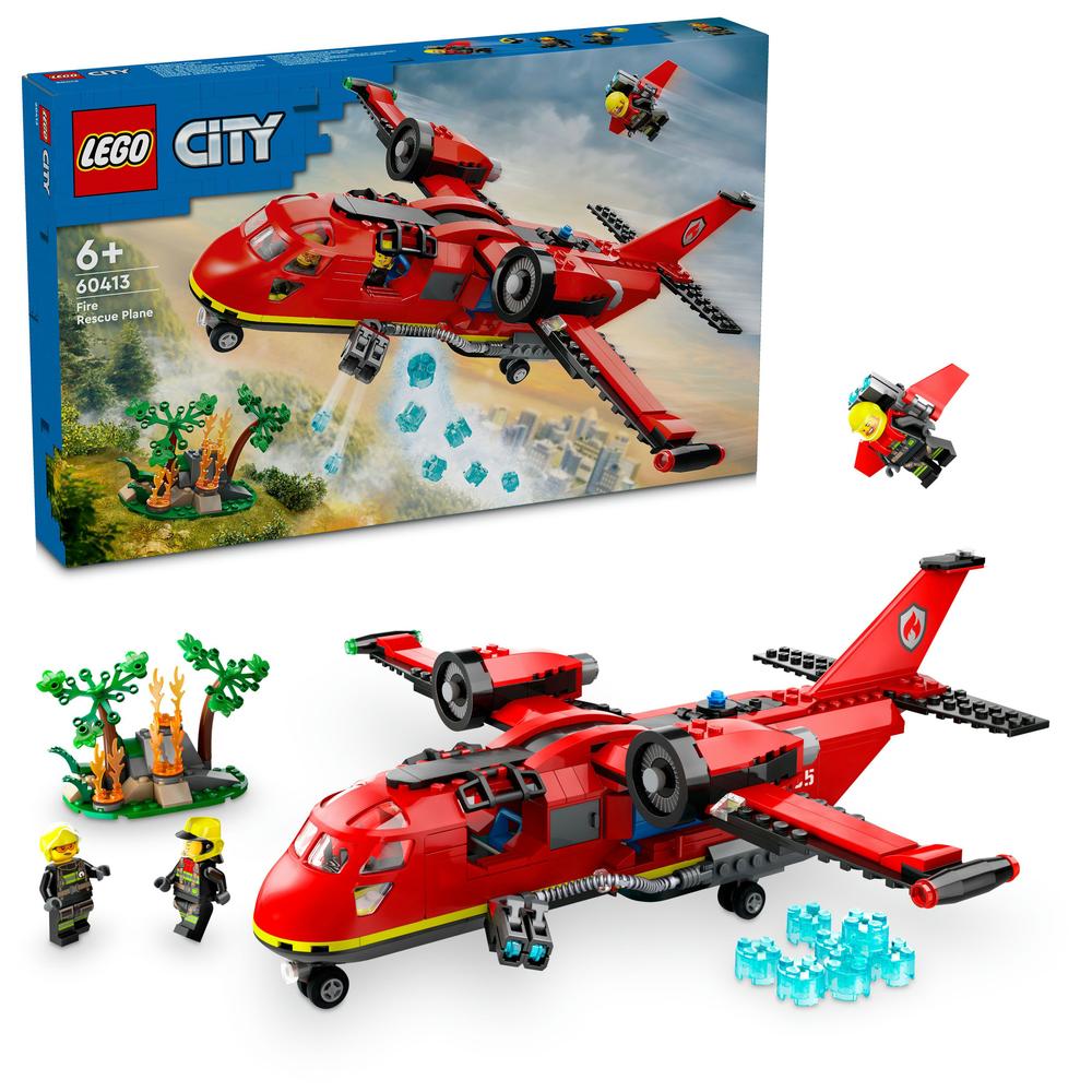 LEGO® City 60413 L'avion de sauvetage des pompiers