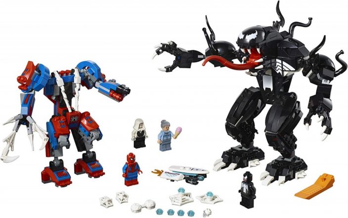 LEGO® Marvel 76115 Mech di Spider-Man vs. Venom - Scatola danneggiata