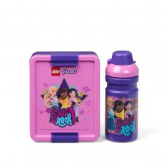 LEGO® Friends Girls Rock Snack-Set (Flasche und Box) - lila