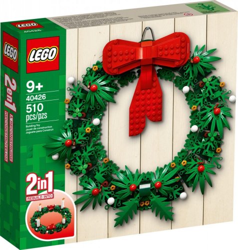 LEGO® 40426 2 az 1-ben karácsonyi koszorú