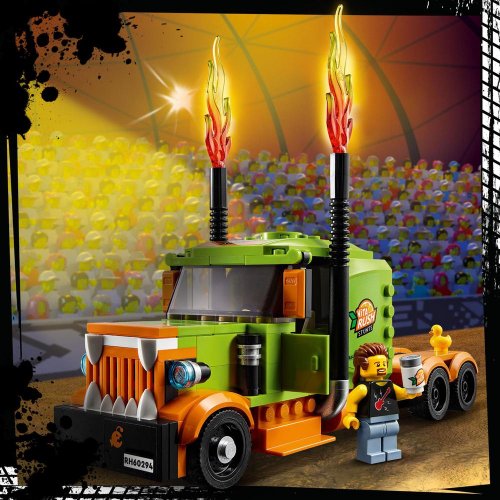 LEGO® City 60294 Le camion de spectacle des cascadeurs