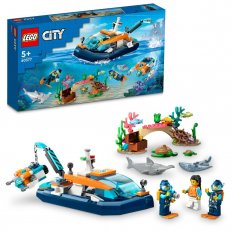 LEGO® City 60377 Utforskare och dykarbåt