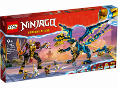 LEGO® Ninjago® 71796 Dragone elementare vs. Mech dell’Imperatrice