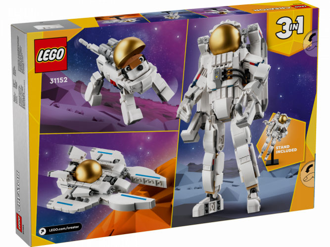 LEGO® Creator 3 en 1 31152 Astronauta Espacial
