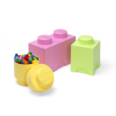 LEGO® Opbergdozen Multi-Pack 3 stuks - pastel