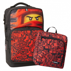 LEGO® Ninjago Red Maxi Plus 20214-2202 - iskolai hátizsák