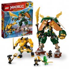 LEGO® Ninjago® 71794 Team Mech Ninja di Lloyd e Arin