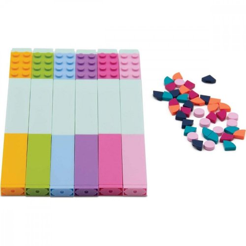 LEGO® DOTS Marqueurs, mélange de couleurs - 6 pièces