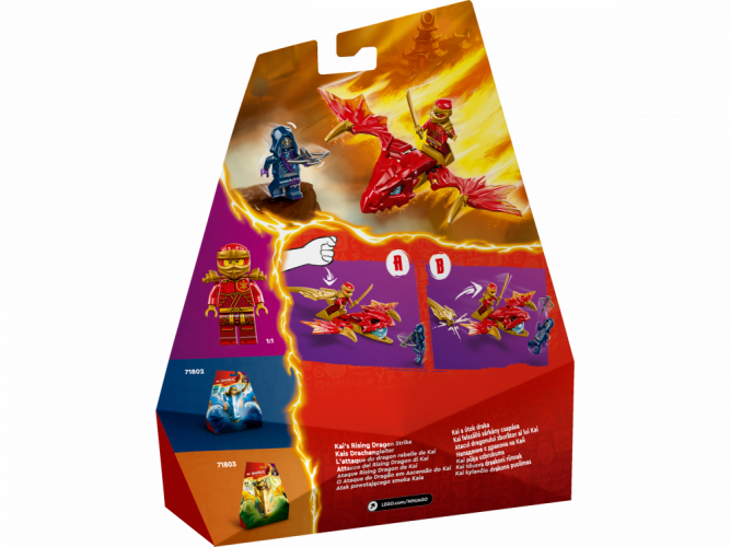 LEGO® Ninjago® 71801 L’attaque du dragon rebelle de Kai