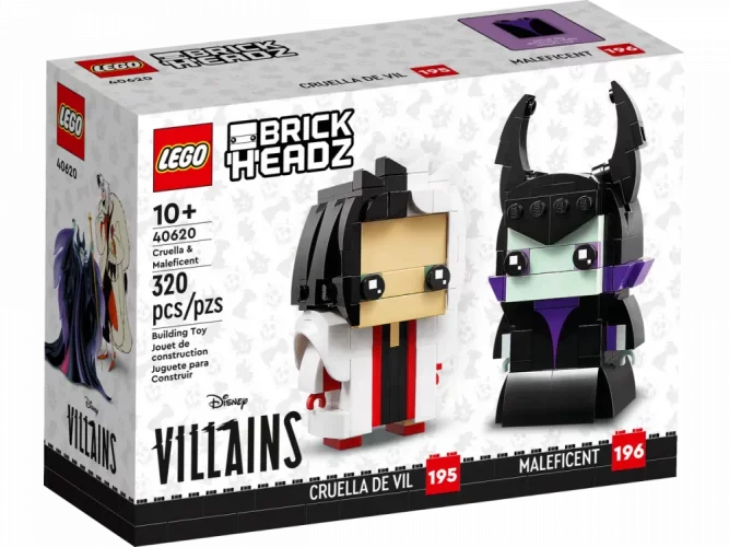 LEGO® BrickHeadz 40620 Cruella y Maléfica