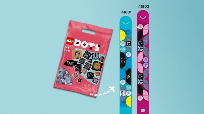 LEGO® DOTS 41803 Extra DOTS - 8. sorozat – Csillogás és ragyogás