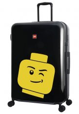 LEGO® Luggage ColourBox Minifigure Head 28\" - Czarny
