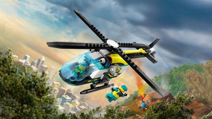 LEGO® City 60405 Elicopter de salvare de urgență
