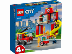 LEGO® City 60375 La caserne et le camion des pompiers