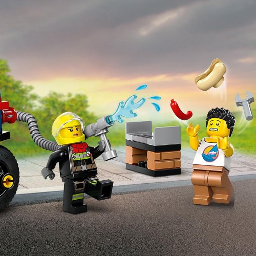 LEGO® City 60410 Hasičská záchranárska motorka