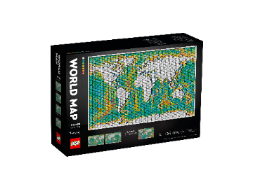 Nové LEGO® Art 31203 Mapa sveta