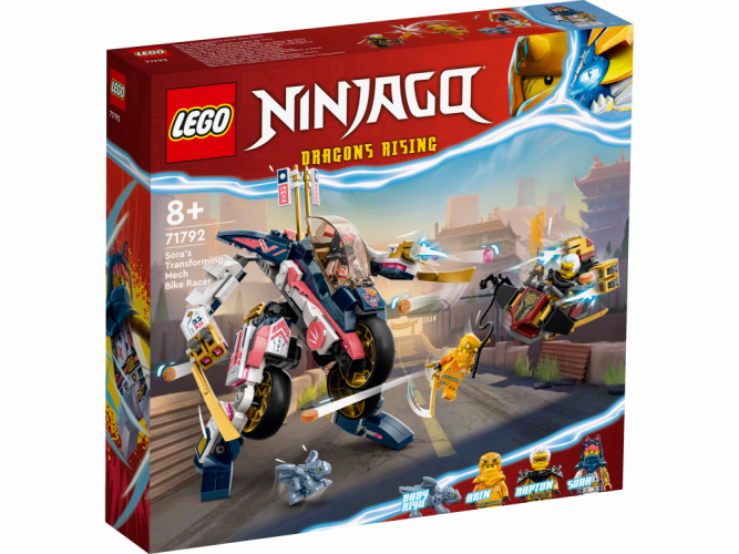 LEGO® Ninjago® 71792 Mech Sory zmieniający się w motocykl wyścigowy