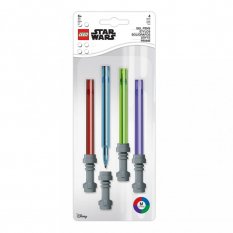 LEGO® Star Wars Set de canetas de gel, sabre de luz - 4 peças