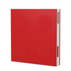 LEGO® Locking Notebook & Gel Pen - Red