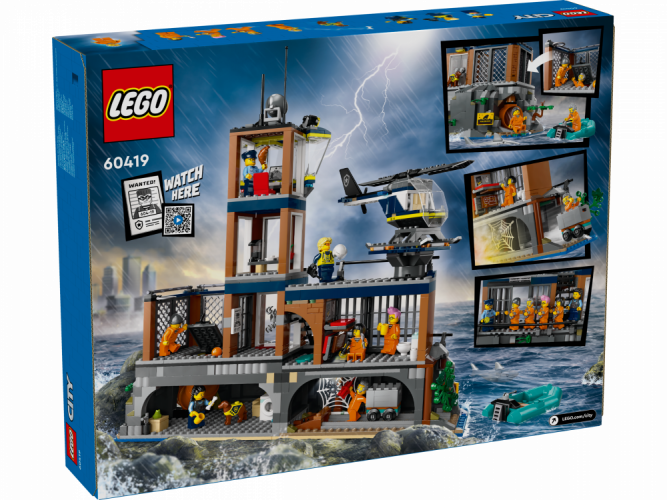 LEGO® City 60419 Ilha da Prisão da Polícia