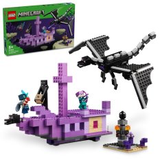 LEGO® Minecraft® 21264 Le dragon et le navire de l’Ender