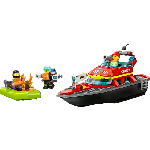 LEGO® City 60373 Le bateau de sauvetage des pompiers