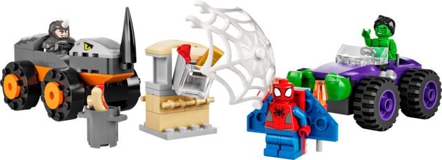 LEGO® Marvel 10782 Hulk kontra Rhino — starcie pojazdów