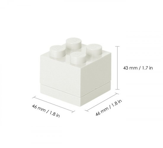 LEGO® Mini Box 46 x 46 x 43 - fehér