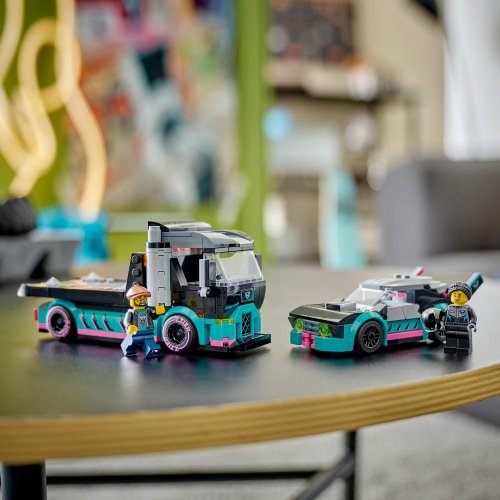 LEGO® City 60406 Versenyautó és autószállító teherautó