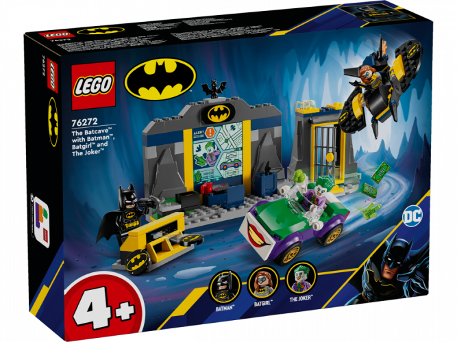 LEGO® DC Batman™ 76272 Batgrottan med Batman™, Batgirl™ och Jokern