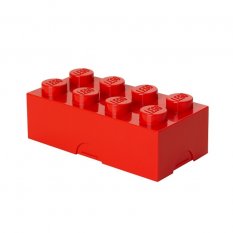 LEGO boîte à goûter 100 x 200 x 75 mm - rouge