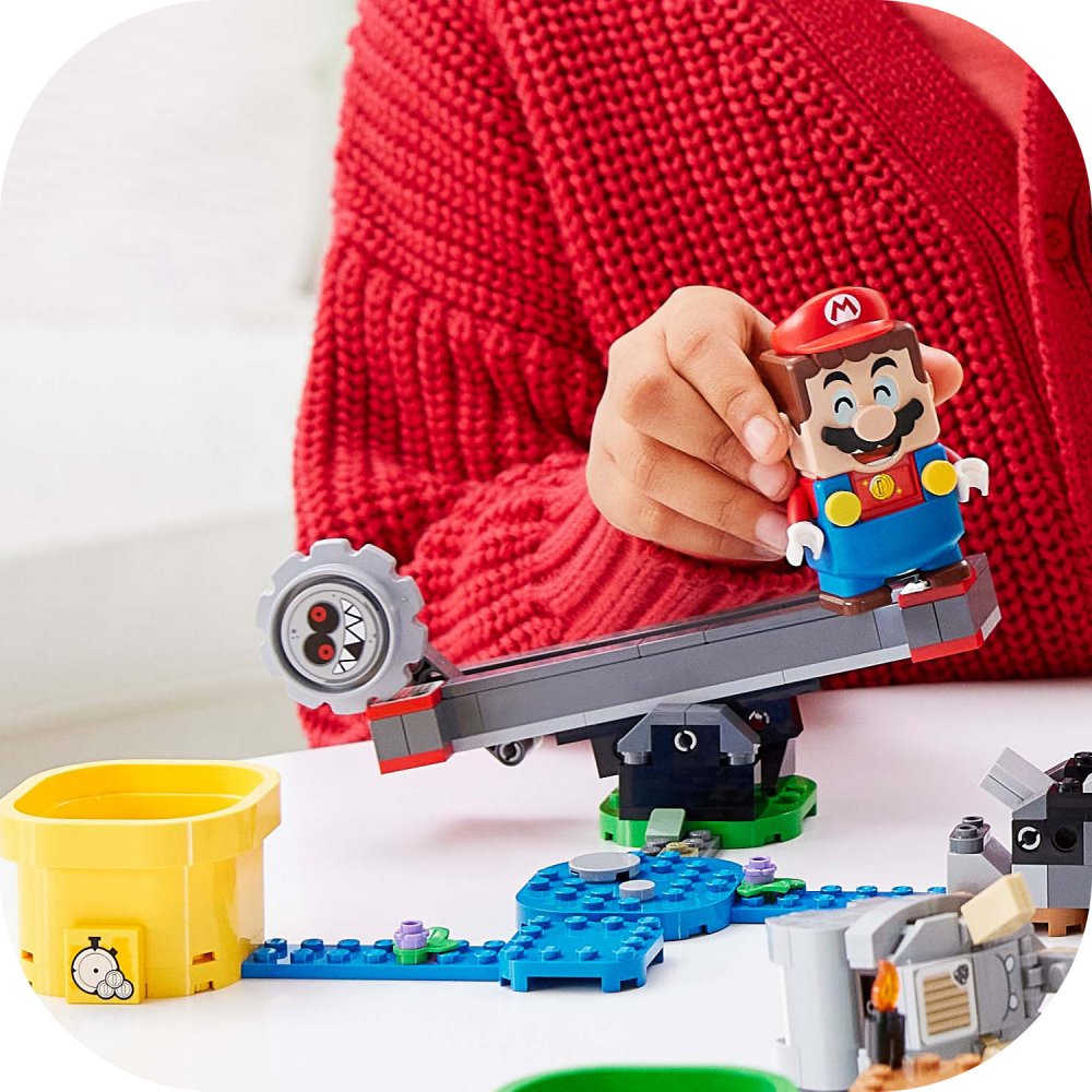 LEGO Super Mario Ensemble d'extension La destruction des Reznors Jouet  enfant 6 ans(71390)