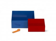 LEGO naberačka kociek - červená/modrá, sada 2 kusov