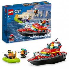 LEGO® City 60373 Barca di soccorso antincendio