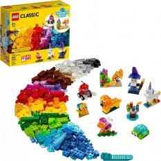 LEGO® Classic 11013 Cărămizi transparente creative