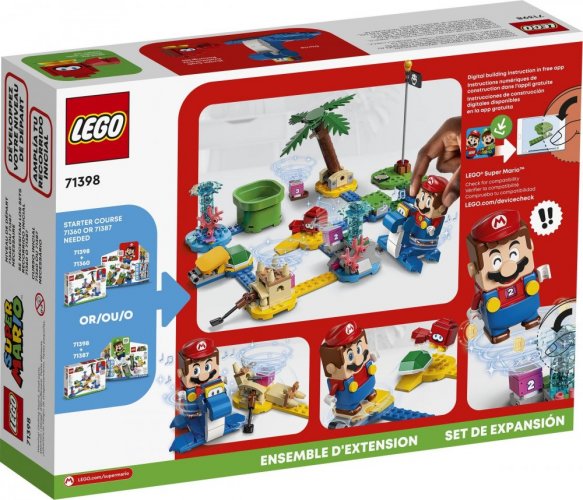 LEGO® Super Mario 71398 Set de Expansão: Praia da Dorrie