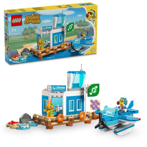 LEGO® Animal Crossing™ 77051 Viagem com a Dodo Airlines