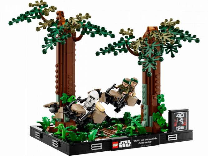 LEGO® Star Wars™ 75353 Diorama de la course-poursuite en speeder sur Endor™