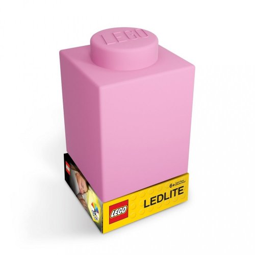 LEGO® Classic Silikon-Baustein-Nachtlicht - Rosa