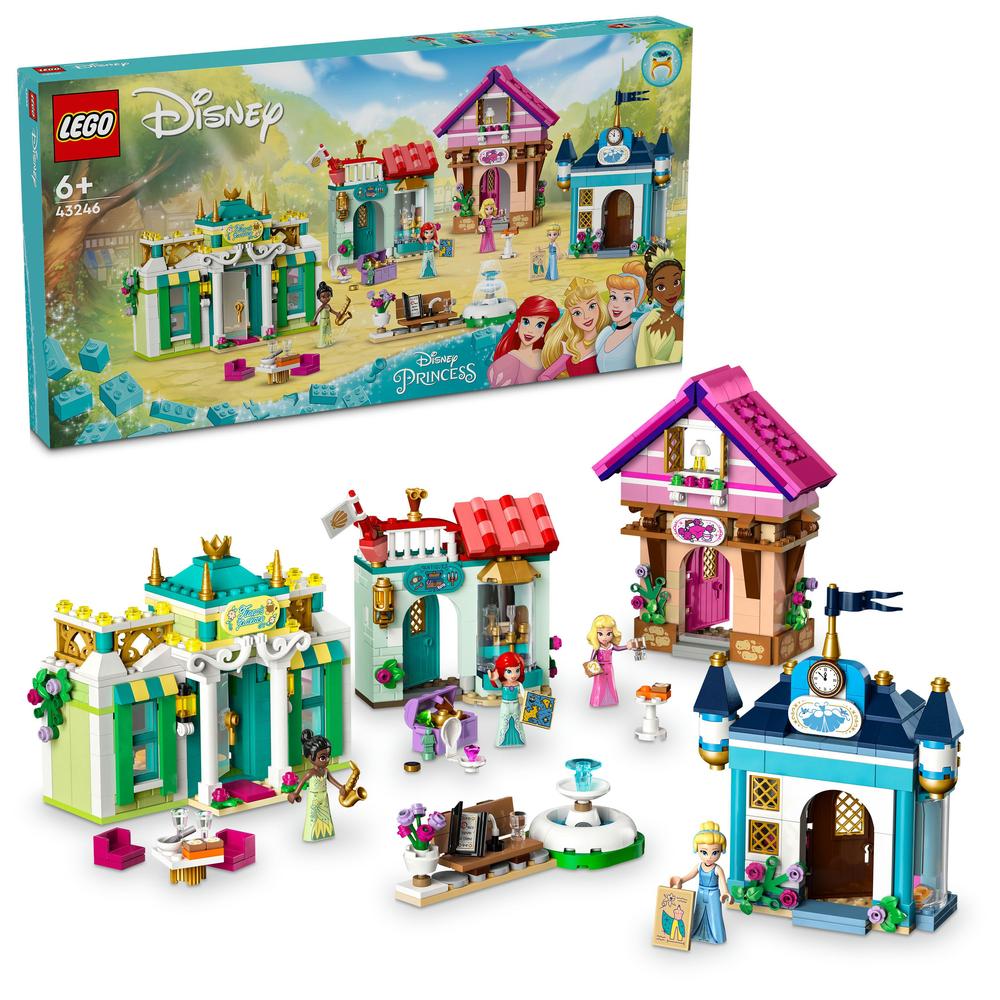 LEGO 43216 Viaje Encantado de las Princesas Cenicienta Jasmín y