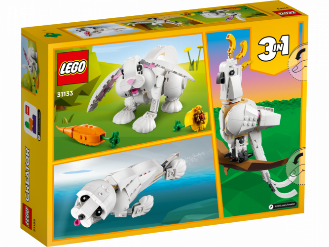 LEGO® Creator 3-in-1 31133 Fehér nyuszi