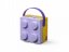 LEGO® box s rukoväťou - fialová
