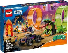 LEGO® City 60339 Kaskaderska arena z dwoma pętlami