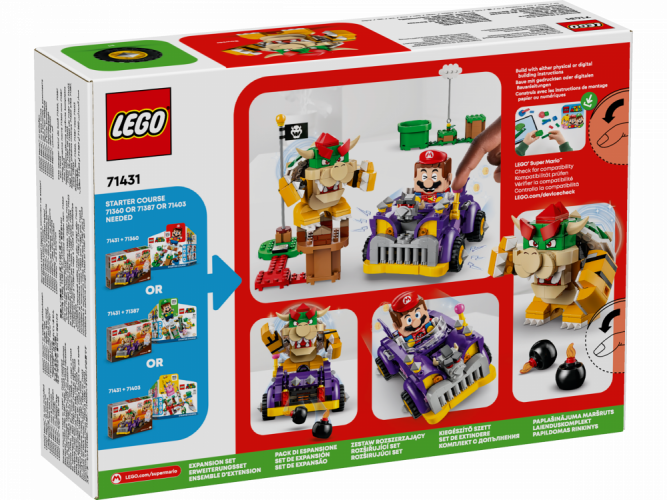 LEGO® Super Mario™ 71431 Bowsers muskelbil – Expansionsset