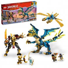 LEGO® Ninjago® 71796 Le dragon élémentaire contre le robot de l’impératrice