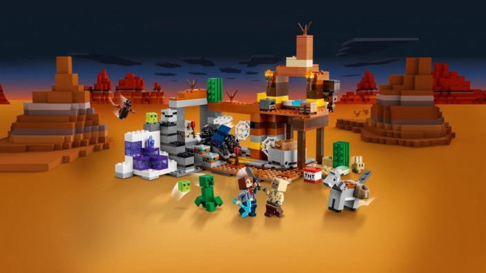 LEGO® Minecraft® 21263 Gruvschaktet i stenöknen