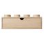 LEGO® drevený stolný box 8 so zásuvkou (dub - ošetrený mydlom)