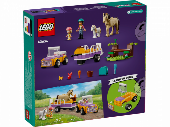 LEGO® Friends 42634 Rimorchio con cavallo e pony