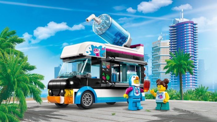 LEGO® City 60384 Le camion à granités du pingouin