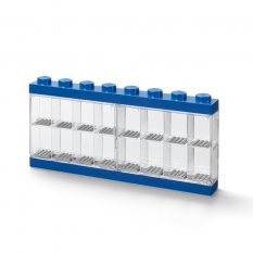 LEGO® Zberateľský box pre 16 minifigúrok - modrý
